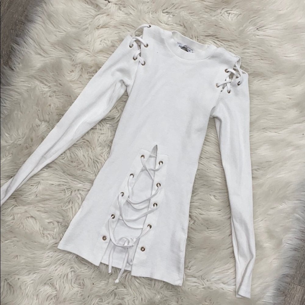 White FN sweater